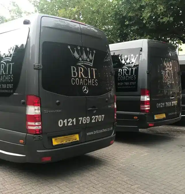 Brit coaches mini bus hire