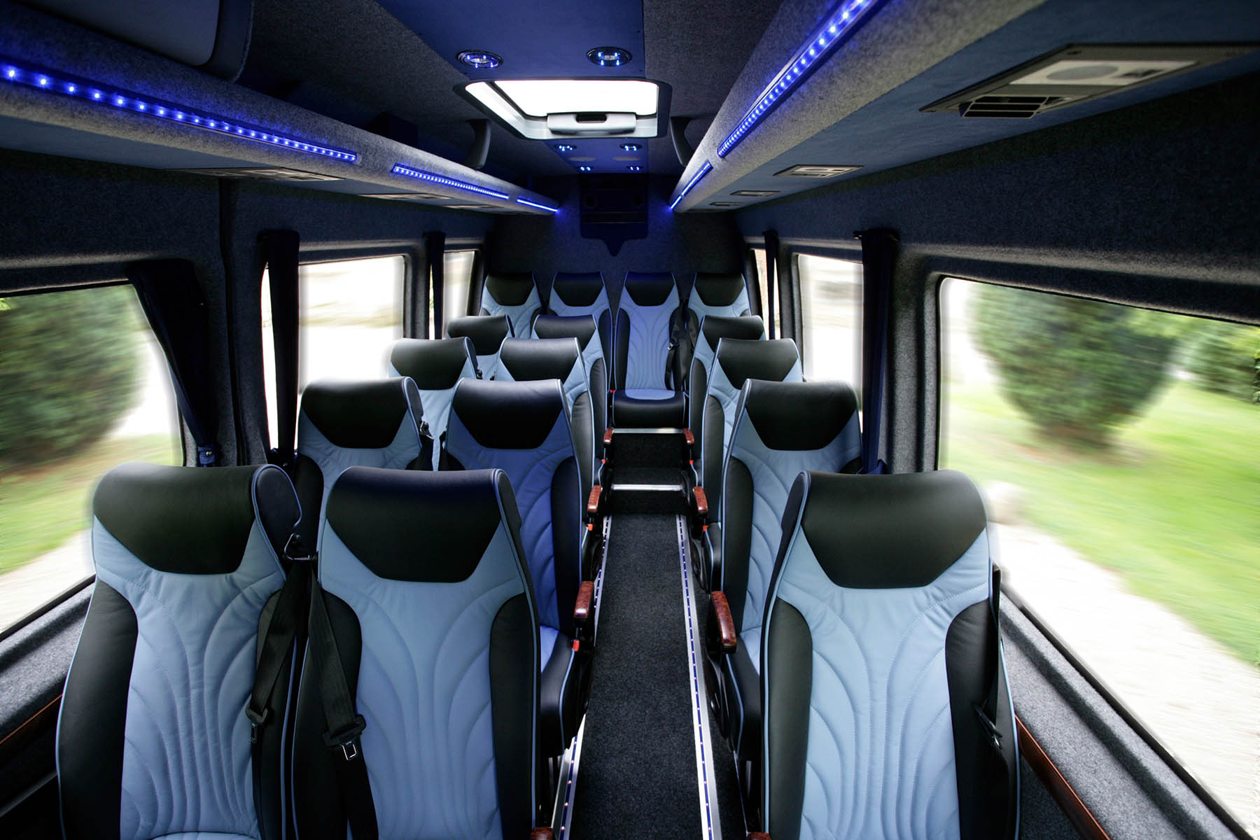 Internal Shot of Minibus