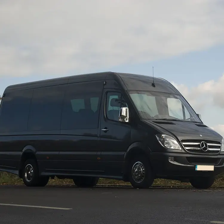 black minibus for hire